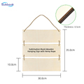 Subbank Sublimation Blank Wood Sign Rectangle Door Board Hanging Home Wall Door Decor Plaques With Rope1