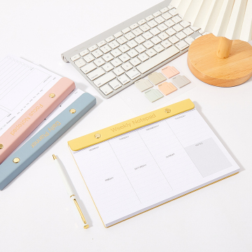 Pu back Morandi series notepad 