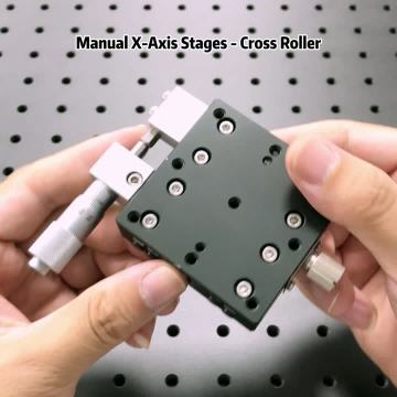 Manual X-Axis Stages - Cross Roller