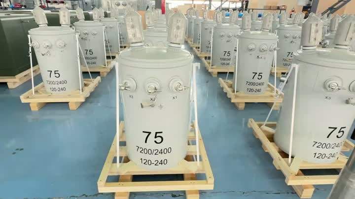 75KVA 7200/2400V 120/240 В