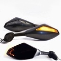 LED Turn Signal Motorcycle Side View Mirror1
