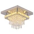 USA Free Shipping Double Layer Tassel Crystal Ceiling Lamp1