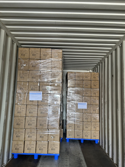 10000pcs round plastic blister trays have been shipped out ! ! !