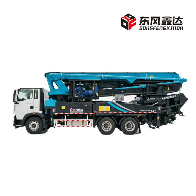 Notícias: Xinxiang City Dongfeng Xinda Heavy Industry Co., Ltd. lança caminhão bomba de mistura integrado prático de 46 metros para obras de construção de altura média