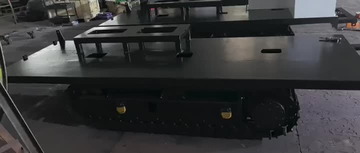 Carro cingolato in acciaio DTH durevole progettato per impianti di perforazione da 8 tonnellate