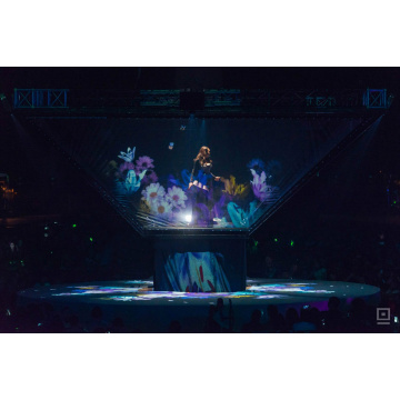 Sahne projeksiyonu için 3-8 MTR genişliğinde hologram projeksiyon filmi nasıl kullanılır