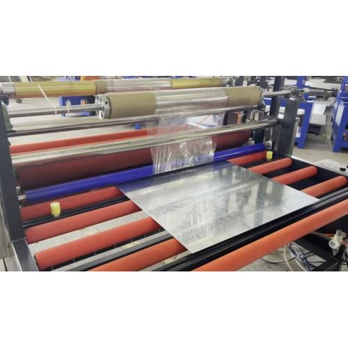 máquina de laminação de filme para painel de alumínio