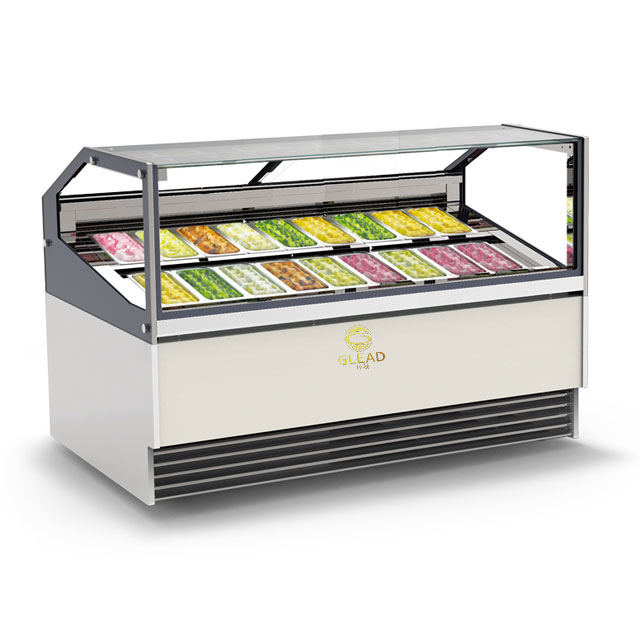 Display Desk Gelato Patisserie Price Quality Freezers & Fridges Ice Cream Gelato Showcase Freezer For Ice Cream Gelato Store1