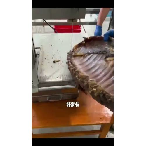 شفرات منشار قطع العظام واللحوم أثناء العمل