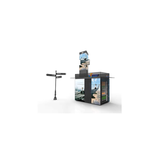 Pop up Mobile Mini Shipping Container Marekting Prefabricated Restaurant Shop Street Food Kiosk