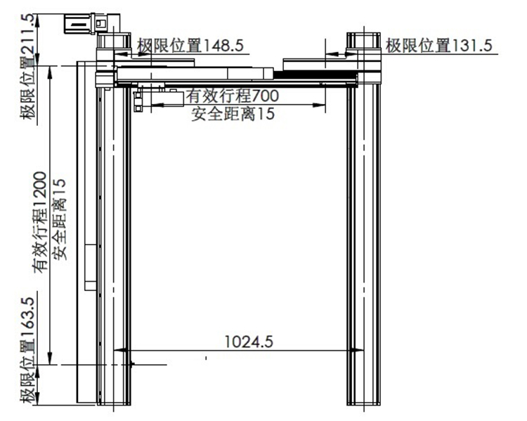 Linear XY axis gantry