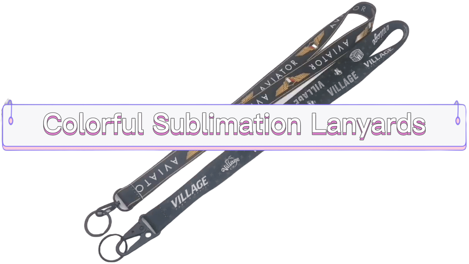 Free Sample Custom Printed Sublimation Neck Lanyards With Logo Custom Keychain Polyester Lanyard