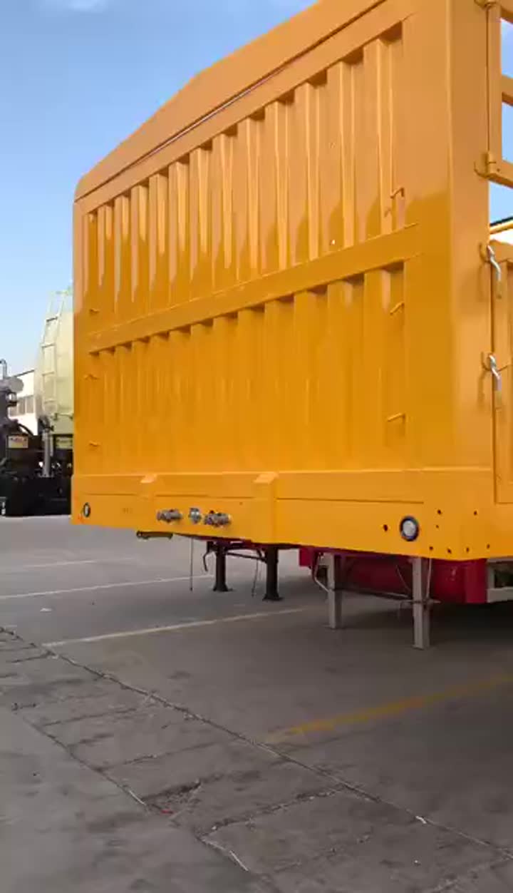 Stake Semi-Trailer Cargo Fence Truck Semi Trailer