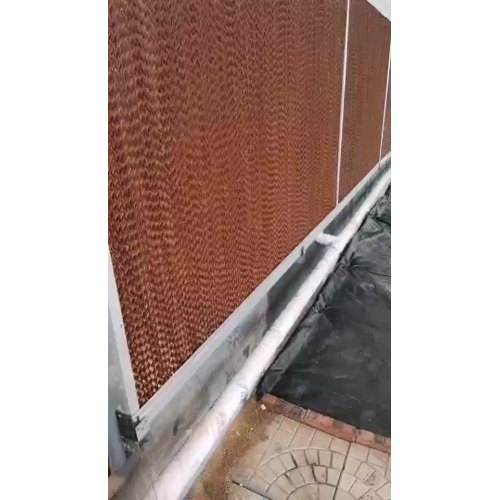 Cooling system evaporative Cooling Pads Honeycomb wet curtain for greenhouse poultry1