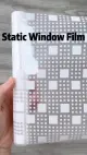 Çıkarılabilir Pencere Statik Yapış Çıkartmaları