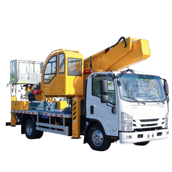 Trak Baldi Lengan Lipat Platform Kerja Udara 45m dengan 1suzu Chassis1