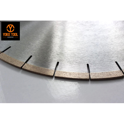 Hoja de sierra de corte de cuchilla de diamante de Yoketool para mampostería de hormigón de hormigón de granito con láser láser soldado