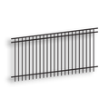 Square Tube Black Aluminum Fence 25*25*1.2mm Picket with Spear Top1
