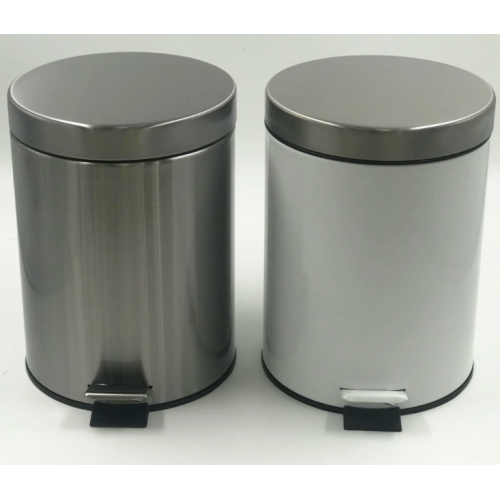 How big is the kitchen stainless steel trash can?