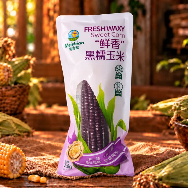 Čerstvá černá vosková kukuřice 220g