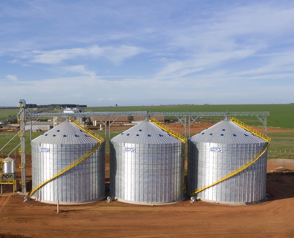 máquina de formação de armazenamento de grãos