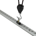 Aluminum L-Track Single Stud Fitting Motorcycle Tie Down System with Ratchet and Polyethylene Straps for Airline Logistics1
