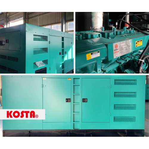 310KVA Weichai Power Silent Type Generator selesai menghasilkan di Kosta Factory