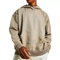 Γαλλικό Terry Distreded Rapped Vintage Cut Hoodie με βαφή Blank Blank Hoodies1