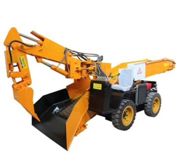 Factory exhibition of crawler slag raking machine
