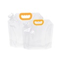 Custom 1L 2L 5L Berceau en plastique pliable en plastique Conteneur de rangement Sac de réservoir de porte-avions pour le camping pour la randonnée en camping Emergency1