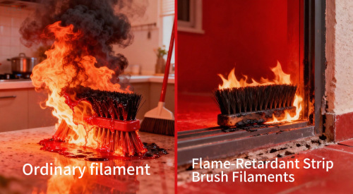 So sánh các sợi bàn chải chống cháy và các sợi bàn chải tiêu chuẩn
