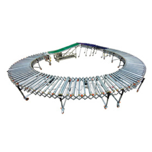 Telescopic roller conveyor