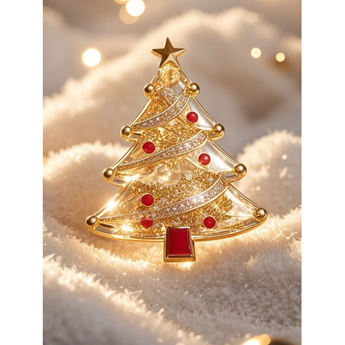 Plexiglass Christmas Tree Badge