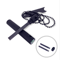 Survival Compass: Multifunctional Outdoor Flint Fire Starter for Camping Emergencies1