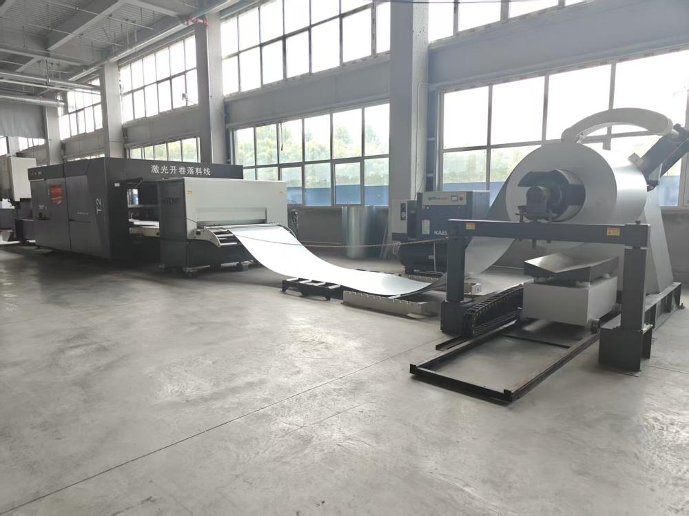 Laser Uncoiling and Blanking Production Line