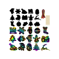 Scratch Paper Art Set with Stickers: Perfect Gift for Christmas and Birthdays1