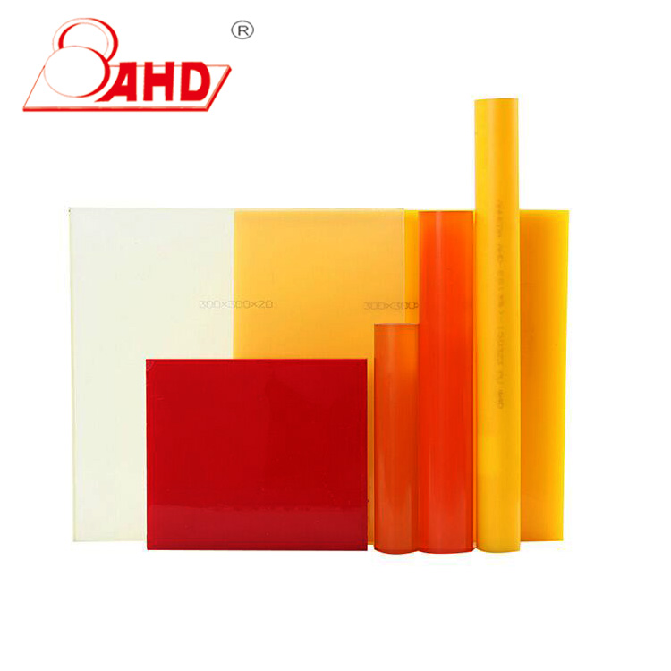 Custom Cast polyurethane rubber sheet PU sheet and rod