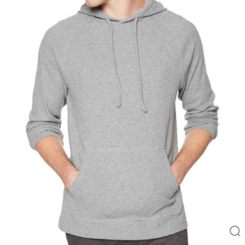 Håll dig varm och snygg med mäns långärmad ullt termisk jumper hoodie