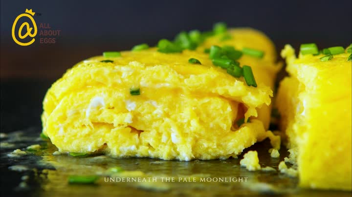 Omelete de ovo mexido macio (queijo)