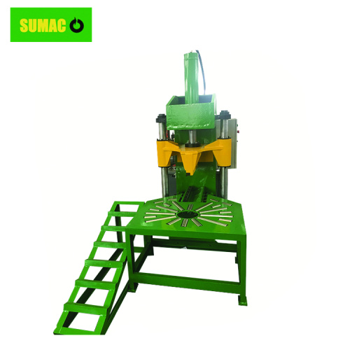 Usage of tire cutting machine