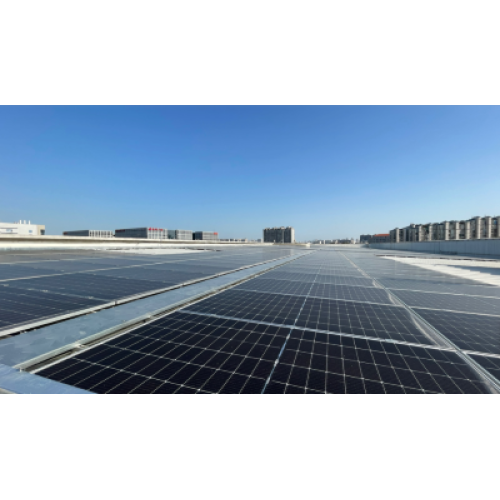 Ningbo Fite Electric Appliance Co., Ltd. 300kwp Telhado Projeto de geração de energia fotovoltaica distribuída Zona industrial da cidade de Fuhai, Cixi, Ningbo, província de Zhejiang