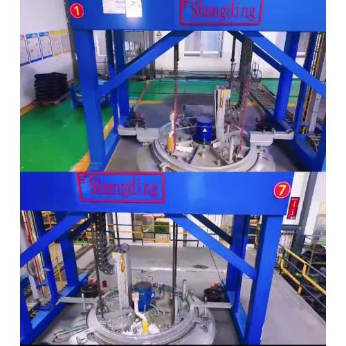 معدات الكربنة والتبريد والعتاد