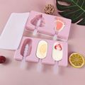 BPA-Free Silicone Popsicle Molds with Lid for DIY Ice Cream Bars and Cakesicles1
