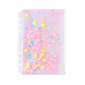 Kawaii Sequin Pouch for Notebooks - 6 Holes School Organizer1