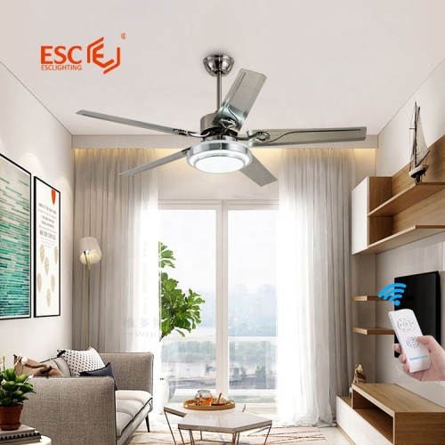 How does the decorative ceiling fan connect to the mobile phone Wifi?
