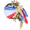 American Independence Day Cross-Border Wholesale Garland, Simulation Flower Bow Ties, and National Wreaths1