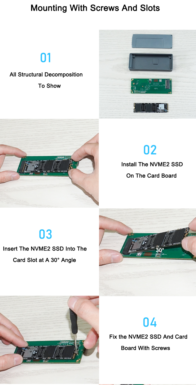 Thunderbolt 3 40Gbps NVME SSD Enclosure