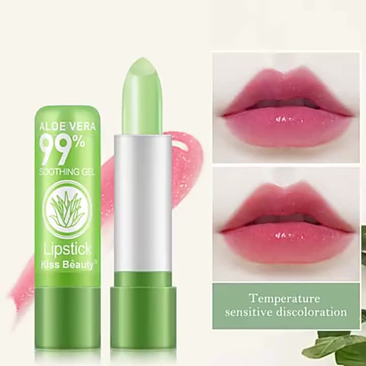 Aloe and peach flavor Lipstick