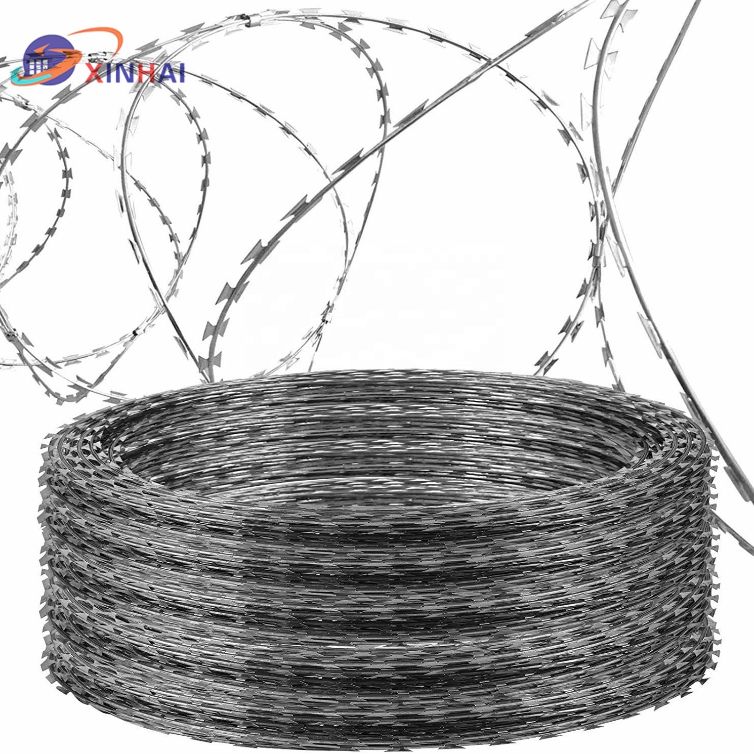 Fabricant BTO-22 Galvanisé en acier inoxydable Military Concertina Razor Wire Low Price1