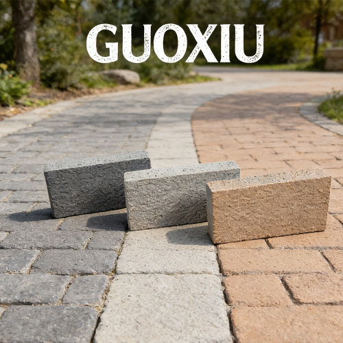 طوب حجري طبيعي متين لرصف ممرات الحديقة